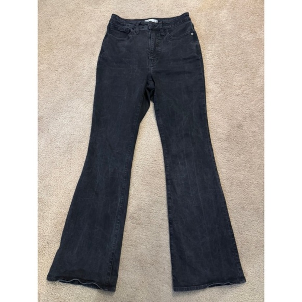 Madewell Women's Black Flare Jeans Size‎ 27x30 Fair Trade Certified